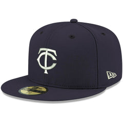 Minnesota Twins New Era White Logo 59FIFTY Fitted Hat for sale