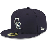 Colorado Rockies New Era White Logo 59FIFTY Fitted Hat Discount