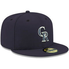 Colorado Rockies New Era White Logo 59FIFTY Fitted Hat Discount
