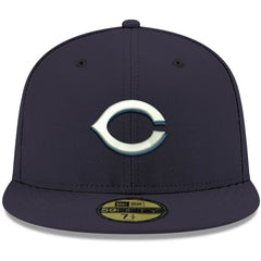 Cincinnati Reds New Era White Logo 59FIFTY Fitted Hat Online