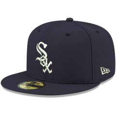 Chicago White Sox New Era White Logo 59FIFTY Fitted Hat Discount