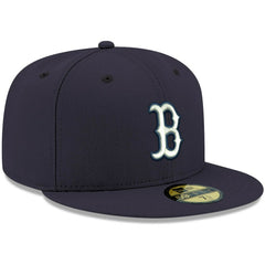 Boston Red Sox New Era White Logo 59FIFTY Fitted Hat Online