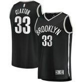 Fanatics Nicolas Claxton Brooklyn Nets Fast Break Replica Jersey Icon Edition Black