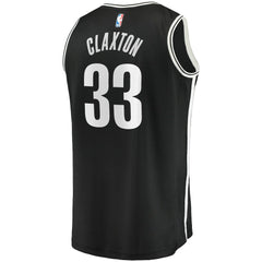 Fanatics Nicolas Claxton Brooklyn Nets Fast Break Replica Jersey Icon Edition Black