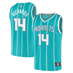 Fanatics Nick Richards Charlotte Hornets Fast Break Replica Jersey Icon Edition Teal