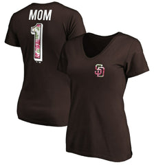 San Diego Padres Women's Mother's Day V-Neck T-Shirt Near Me