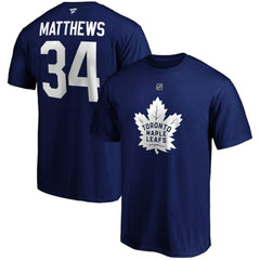 Auston Matthews Toronto Maple Leafs Fanatics Big & Tall Name & Number T-Shirt - Blue | Fanatics discount