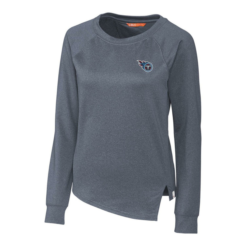 Tennessee Titans Cutter & Buck Women's Jackson Pullover Sweatshirt - Heathered Navy - NFL