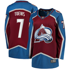 Devon Toews Colorado Avalanche Fanatics Women's Home Breakaway Player Jersey - Burgundy | Fanatics sale