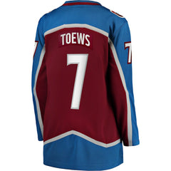 Devon Toews Colorado Avalanche Fanatics Women's Home Breakaway Player Jersey - Burgundy | Fanatics sale