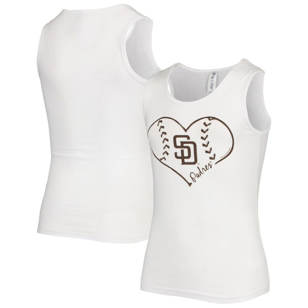 San Diego Padres Soft as a Grape Girls Youth Team Tank Top Near Me