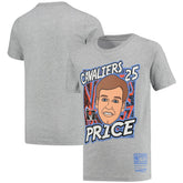 Mitchell & Ness Mark Price Cleveland Cavaliers Youth Hardwood Classics King of the Court Player T-Shirt Gray