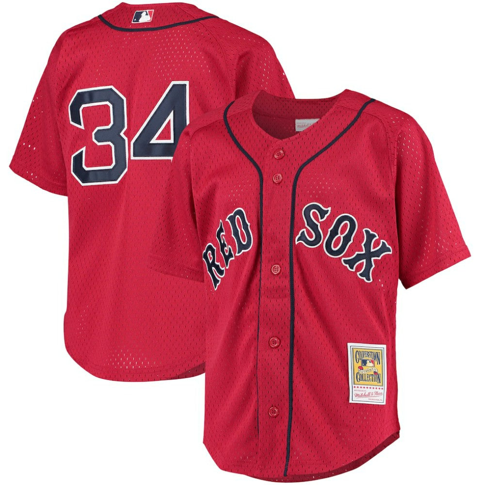 David Ortiz Boston Red Sox Mitchell & Ness Youth Cooperstown Collection Batting Practice Jersey Near Me