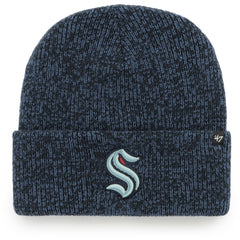 Seattle Kraken '47 Brain Freeze Cuffed Knit Hat - Deep Sea Blue | 47 brand Lifestyle