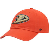 Anaheim Ducks '47 Clean Up Adjustable Hat - Orange | 47 brand Clearance