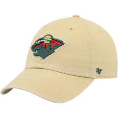 Minnesota Wild '47 Clean Up Adjustable Hat - Gold | 47 brand discount