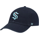 Seattle Kraken '47 Clean Up Adjustable Hat - Deep Sea Blue | 47 brand Lifestyle