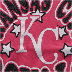Kansas City Royals New Era Girls Youth Jersey Stars V-Neck T-Shirt for sale