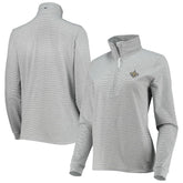 New Orleans Saints Vineyard Vines Women's Sankaty Shep Half-Zip Pullover Top - Heather Gray - NFL