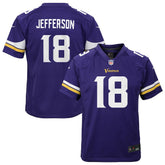 Justin Jefferson Minnesota Vikings Youth Game Jersey - Purple - Nike