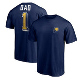 Indiana Pacers Number One Dad T-Shirt Navy
