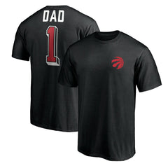 Toronto Raptors Number One Dad T-Shirt Black