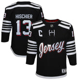 Nico Hischier New Jersey Devils Youth 2021/22 Alternate Premier Player Jersey - Black | NHL discount