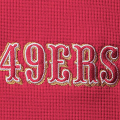 San Francisco 49ers Dunbrooke Logo Maverick Thermal Henley Long Sleeve T-Shirt - Scarlet - NFL