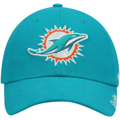 Miami Dolphins '47 Women's Miata Clean Up Primary Adjustable Hat - Aqua - 47 brand