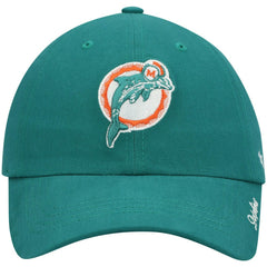 Miami Dolphins '47 Women's Miata Clean Up Adjustable Hat - Aqua - 47 brand