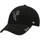 Atlanta Falcons '47 Women's Miata Clean Up Adjustable Hat - Black - 47 brand