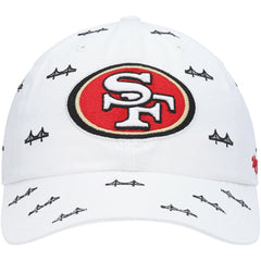 San Francisco 49ers '47 Women's Team Confetti Clean Up Adjustable Hat - White - 47 brand