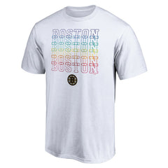 Boston Bruins City Pride T-Shirt - White | NHL Lifestyle