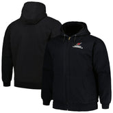 Arizona Cardinals Dunbrooke Big & Tall Dakota Canvas Hoodie Full-Zip Jacket - Black - NFL
