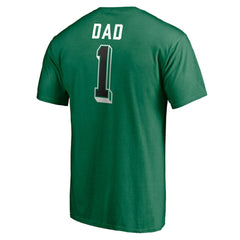 Dallas Stars Number One Dad Logo T-Shirt - Green | NHL sale