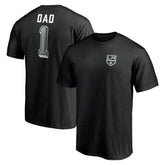 Los Angeles Kings Number One Dad Logo T-Shirt - Black | NHL discount