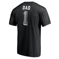 Los Angeles Kings Number One Dad Logo T-Shirt - Black | NHL discount