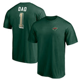 Minnesota Wild Number One Dad Logo T-Shirt - Green | NHL sale
