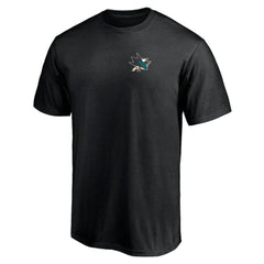 San Jose Sharks Number One Dad Logo T-Shirt - Black | NHL Clearance
