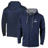 Dallas Cowboys Dunbrooke Apprentice Full-Zip Hoodie - Navy/Gray - NFL