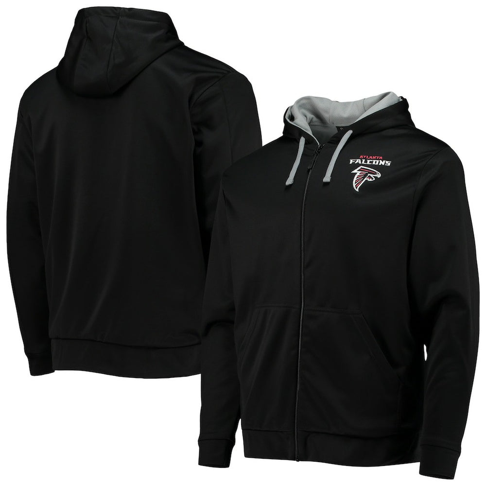 Atlanta Falcons Dunbrooke Apprentice Full-Zip Hoodie - Black/Gray - NFL