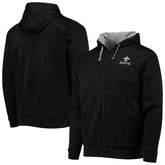 New Orleans Saints Dunbrooke Apprentice Full-Zip Hoodie - Black/Gray - NFL