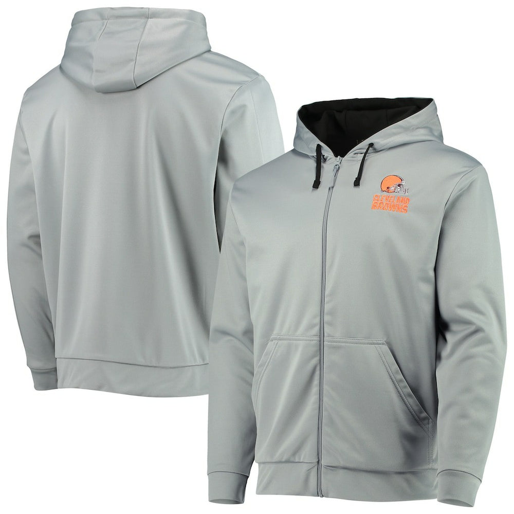 Cleveland Browns Dunbrooke Apprentice Full-Zip Hoodie - Gray/Black - NFL