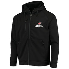 Arizona Cardinals Dunbrooke Shag Tri-Blend Full-Zip Raglan Hoodie - Black - NFL