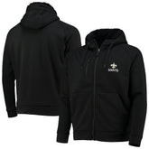New Orleans Saints Dunbrooke Shag Tri-Blend Full-Zip Raglan Hoodie - Black - NFL