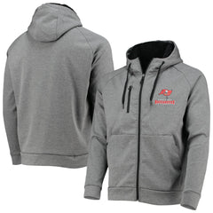 Tampa Bay Buccaneers Dunbrooke Shag Tri-Blend Full-Zip Raglan Hoodie - Charcoal - NFL