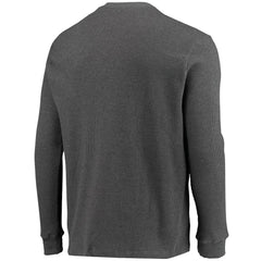 Chicago Bears Dunbrooke Logo Maverick Thermal Henley Long Sleeve T-Shirt - Heathered Gray - NFL