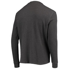 Seattle Seahawks Dunbrooke Logo Maverick Thermal Henley Long Sleeve T-Shirt - Heathered Gray - NFL