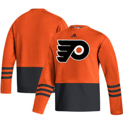 Philadelphia Flyers adidas Logo AEROREADY Pullover Sweater - Orange | Adidas Clearance