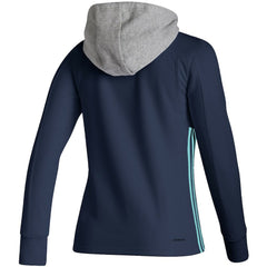 Seattle Kraken adidas Women's Skate Lace AEROREADY Pullover Hoodie - Deep Sea Blue | Adidas on sale
